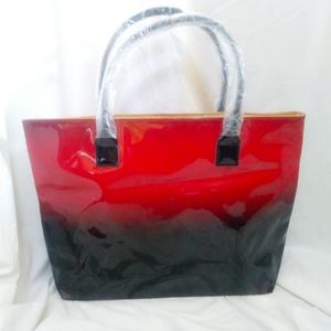 Elizabeth Arden Red and Black Tote Bag